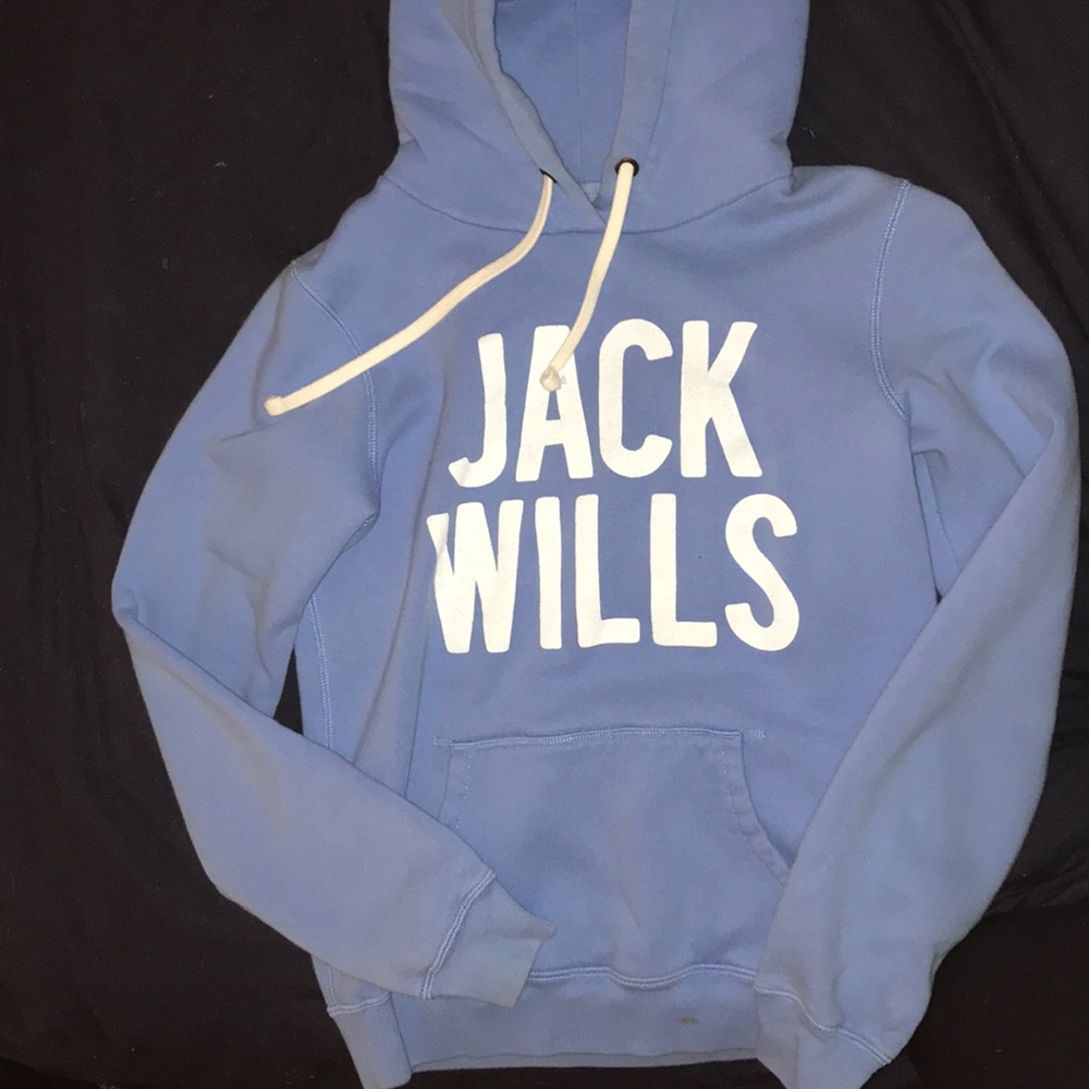 Jack Wills powder blue hoodie size us 6/uk 10